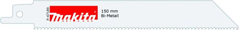 Orrfűrészlap bontáshoz L150 mm Z10-14 MAKITA 5db/csomag (MK-P-47189) Orrfűrészlap bontáshoz L150 mm Z10-14 MAKITA 5db/csomag (MK-P-47189)
