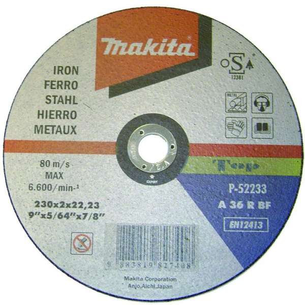 Vágótárcsa 230 mm MAKITA (MK-P-52336) Vágótárcsa 230 mm MAKITA (MK-P-52336)