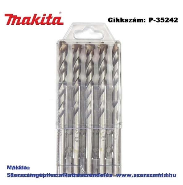 Kőzetfúró készlet 2-PLUS 6 x 100 mm 5db-os MAKITA (MK-P-35242) Kőzetfúró készlet 2-PLUS 6 x 100 mm 5db-os MAKITA (MK-P-35242)