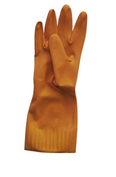 Latex háztartási kesztyű, bolyhos belső, CAT1 Cleanstar S/7 Latex háztartási kesztyű, bolyhos belső, CAT1 Cleanstar S/7