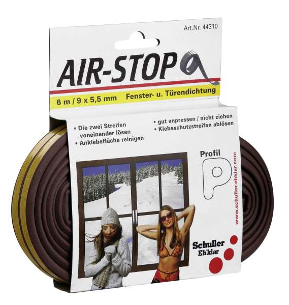 Tömítőszalag, gumi, 2-5mm résmérethez, fehér Airstop P white Tömítőszalag, gumi, 2-5mm résmérethez, fehér Airstop P white