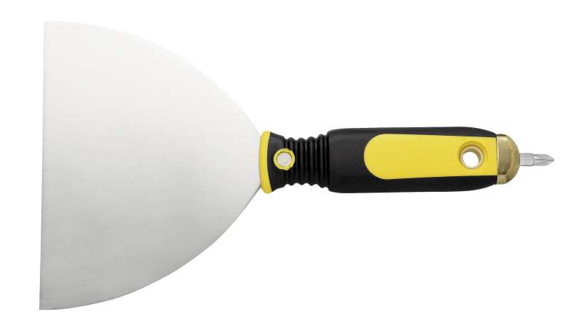 Gipszkarton spatulya csavarhúzóval, rozsdamentes Kai 2K Bit 150mm Gipszkarton spatulya csavarhúzóval, rozsdamentes Kai 2K Bit 150mm