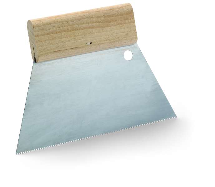Fogazott spatulya, rozsdamentes Karo C4 18cm Fogazott spatulya, rozsdamentes Karo C4 18cm