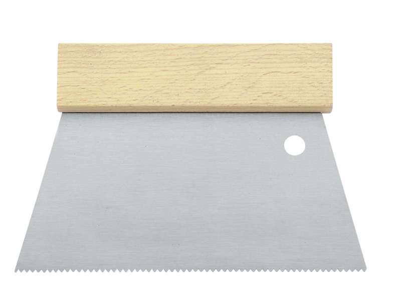 Fogazott spatulya, rozsdamentes Karo A2 18cm Fogazott spatulya, rozsdamentes Karo A2 18cm