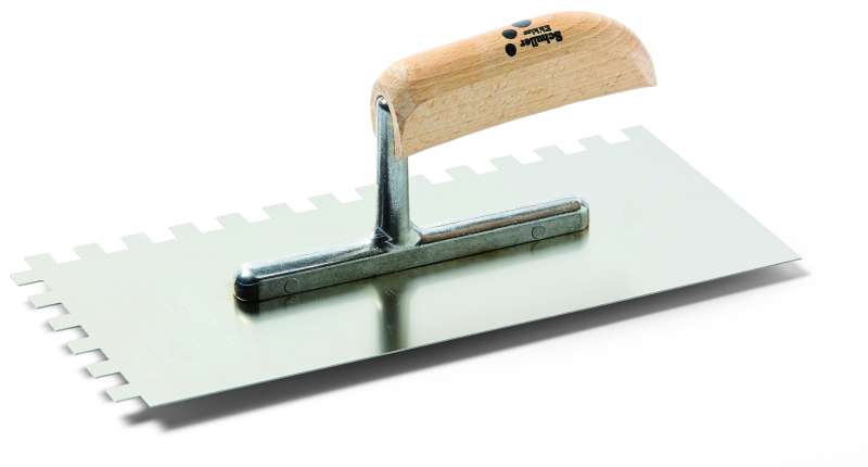 Fogazott glettelő, rozsdamentes, fogazás: 10x10mm Stan Karo C5 13x28cm Fogazott glettelő, rozsdamentes, fogazás: 10x10mm Stan Karo C5 13x28cm