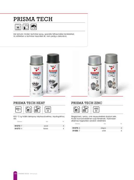 Ezüst Prisma Tech Heat silver 400ml Ezüst Prisma Tech Heat silver 400ml