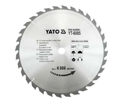 Körfűrészlap vidiás 400x32x30 YATO Körfűrészlap vidiás 400x32x30 YATO