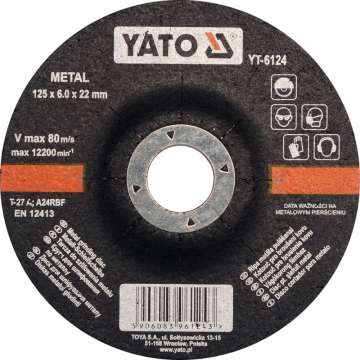 Fémcsiszoló korong 125x6,0 Fémcsiszoló korong 125x6,0