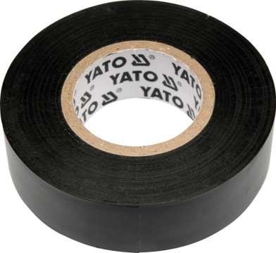 Szigetelőszalag 19mm x 20 m fekete YATO Szigetelőszalag 19mm x 20 m fekete YATO