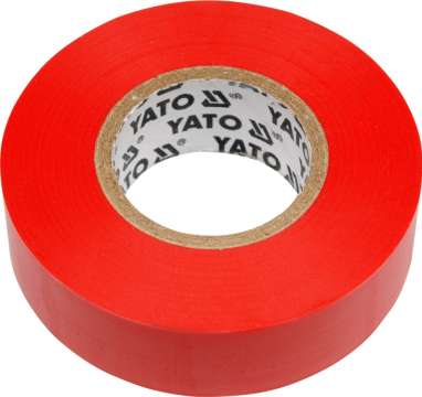Szigetelőszalag 19mm x 20 m piros YATO Szigetelőszalag 19mm x 20 m piros YATO