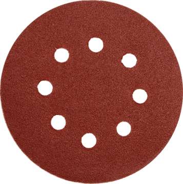 Csiszolótárcsa (tapadókoronggal-lyukakkal) 115 mm P80 5 db-os Csiszolótárcsa (tapadókoronggal-lyukakkal) 115 mm P80 5 db-os