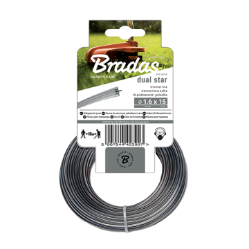 Damil RIPPER DUAL, csillag 1,6mm x 15m Damil RIPPER DUAL, csillag 1,6mm x 15m
