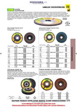 Polírozó lamellás csiszolókorong finom 125 x 22mm Polírozó lamellás csiszolókorong finom 125 x 22mm