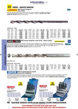 Hosszú hengeres szárú csigafúró HSS fényes, általános célú 4,5mm, L 82mm Hosszú hengeres szárú csigafúró HSS fényes, általános célú 4,5mm, L 82mm