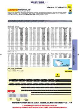 Extra hosszú hengeres szárú általános célú fúró HSS, metrikus, 3,5mm, L 200mm Extra hosszú hengeres szárú általános célú fúró HSS, metrikus, 3,5mm, L 200mm