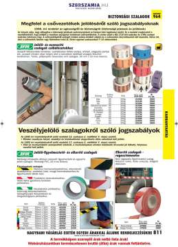 Figyelmeztető szalag zöld 50mm x 33m