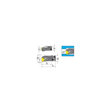 Furatkés (felső leszorítással) S25T CTFPR 16 Furatkés (felső leszorítással) S25T CTFPR 16