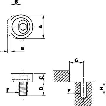 Szorító gyorszáras M12 x 30mm CC240312 Szorító gyorszáras M12 x 30mm CC240312