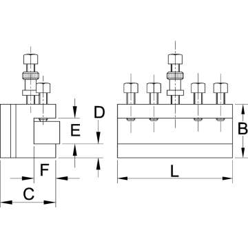Szerszámbefogó standard szerszámtartóhoz T.2T Szerszámbefogó standard szerszámtartóhoz T.2T