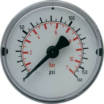 Nyomásmérő óra 50mm 0-12 bar Nyomásmérő óra 50mm 0-12 bar