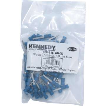 Kábelsaru késes kék 2,8 x 10,4mm 100db/csomag Kábelsaru késes kék 2,8 x 10,4mm 100db/csomag