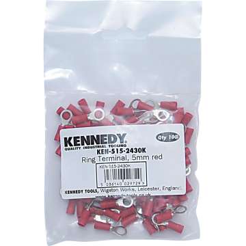 Kábelsaru gyűrűs piros 4mm 100db/csomag Kábelsaru gyűrűs piros 4mm 100db/csomag