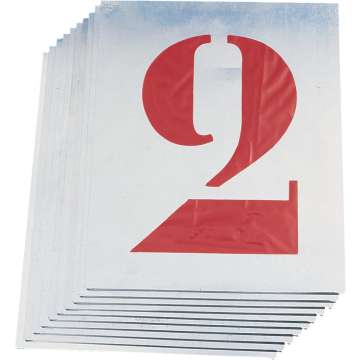 Stencil számok (10 db-os klt,) 60mm Stencil számok (10 db-os klt,) 60mm