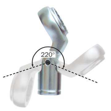 Dönthető végcsatlakozós csavarkulcsfejek 1/2col 24mm 24 x 86mm
