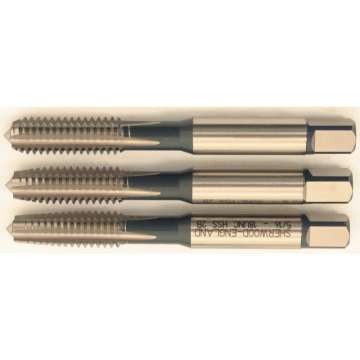 Egyenes hornyú kézi menetfúró készlet UNC HSS ISO529, 5/16col x 18,0mm, 3 db-os Egyenes hornyú kézi menetfúró készlet UNC HSS ISO529, 5/16col x 18,0mm, 3 db-os