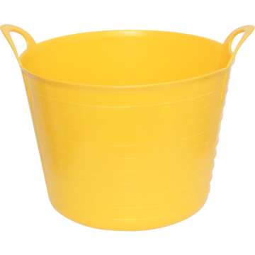 Rugalmas sárga műanyag vödör 40 l 460,0mm Rugalmas sárga műanyag vödör 40 l 460,0mm