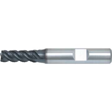 Nagy spirálemelkedési szögű finom fogazású nagyolómaró Weldon-szárral 8mm 10 x 69mm HSS-CO-PM DIN844