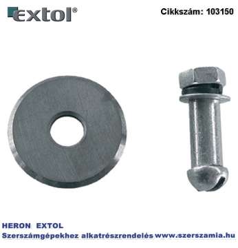 Vágókerék tengellyel 15 x 6 x 1,5 mm, 80493 csempevágóhoz