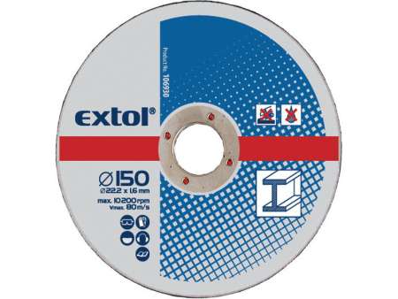 EXTOL CRAFT vágókorong fémhez 125 x 1,0 x 22,2mm EXTOL CRAFT vágókorong fémhez 125 x 1,0 x 22,2mm
