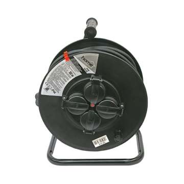 30m-es villamos hosszabbító, dobra tekerve, 4 aljzat, 250V, max: 3000W/1000W 1,5mm2 EXTOL CRAFT 30m-es villamos hosszabbító, dobra tekerve, 4 aljzat, 250V, max: 3000W/1000W 1,5mm2 EXTOL CRAFT
