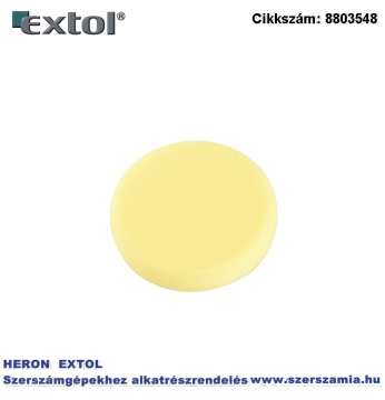 Polírkorong, erős polírozás, T80, 150 x 30 mm sárga, tépőzáras