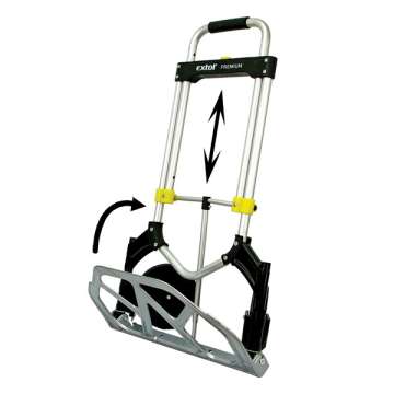 Kézikocsi, összecsukható, max: 80kg, 450 x 490mm EXTOL PREMIUM Kézikocsi, összecsukható, max: 80kg, 450 x 490mm EXTOL PREMIUM