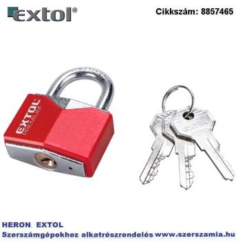 Lakat, vas, rombusz alakú, műanyag borítás, 3db kulcs 60mm, edzett acél kengyel, szárátmérő: 10 mm Lakat, vas, rombusz alakú, műanyag borítás, 3db kulcs 60mm, edzett acél kengyel, szárátmérő: 10 mm