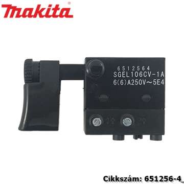 Kapcsoló SGEL106CV-1A, új MAKITA alkatrész (MK-651256-4) Kapcsoló SGEL106CV-1A, új MAKITA alkatrész (MK-651256-4)