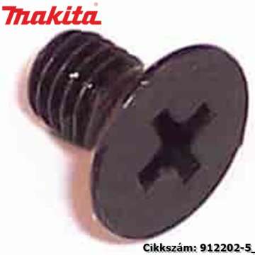 Süllyesztett fejű csavar M5x8 MAKITA alkatrész (MK-912202-5) Süllyesztett fejű csavar M5x8 MAKITA alkatrész (MK-912202-5)