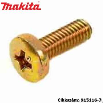 Lapos félgömbfejű csavar M4x12 MAKITA alkatrész (MK-915116-7)
