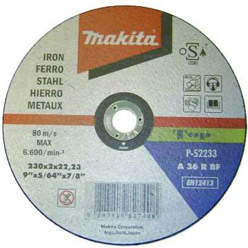 Vágótárcsa 230 mm MAKITA (MK-P-52336) Vágótárcsa 230 mm MAKITA (MK-P-52336)