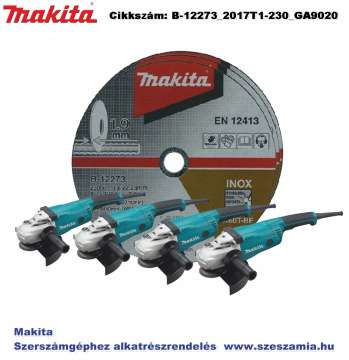 Vágókorong INOX 230x1,9mm 500db B-12273 plusz 4db GA9020 Vágókorong INOX 230x1,9mm 500db B-12273 plusz 4db GA9020
