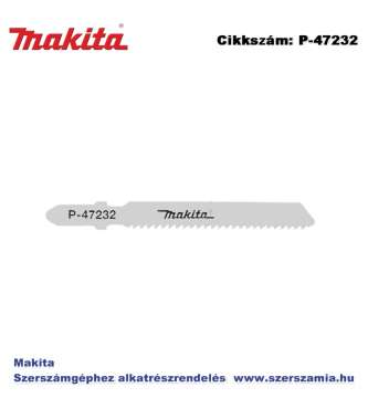 Szúrófűrészlap fémre L80 mm Z13 MAKITA 5db/csomag