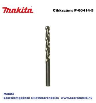 Fémfúró HSS-G 8,5 x 117 mm T2 MAKITA 5db/csomag (MK-P-60414-5) Fémfúró HSS-G 8,5 x 117 mm T2 MAKITA 5db/csomag (MK-P-60414-5)