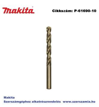 Fémfúró HSS Co5 sz.8 x 117 mm MAKITA 10db/csomag (MK-P-61690-10) Fémfúró HSS Co5 sz.8 x 117 mm MAKITA 10db/csomag (MK-P-61690-10)