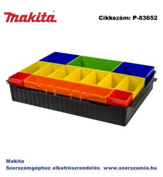 Tartozék tároló betét színes MakPac T2 MAKITA (MK-P-83652) Tartozék tároló betét színes MakPac T2 MAKITA (MK-P-83652)