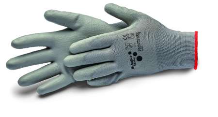 Kesztyű PU bevonattal, szürke, CAT2 - 3131 Paintstar grey XL/10