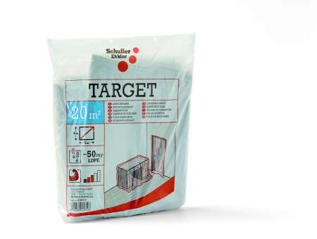 Takarófólia, LDPE, áttetsző, opálos Target S50 4x5m Takarófólia, LDPE, áttetsző, opálos Target S50 4x5m