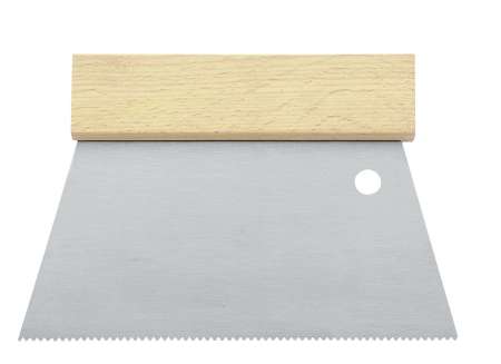 Fogazott spatulya, rozsdamentes Karo A2 18cm Fogazott spatulya, rozsdamentes Karo A2 18cm